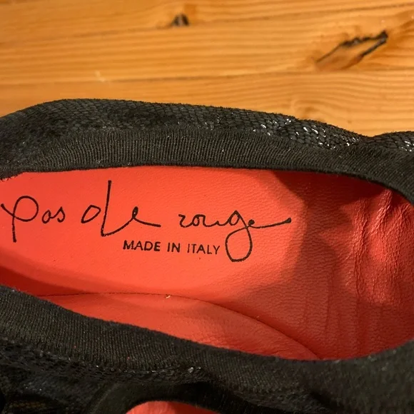 Pos Ole Rouge size 38 wedged heel - Picture 2 of 6